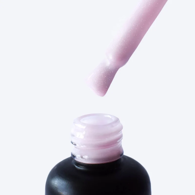 PNB Camouflage base coat gel nail polish Rose quartz
