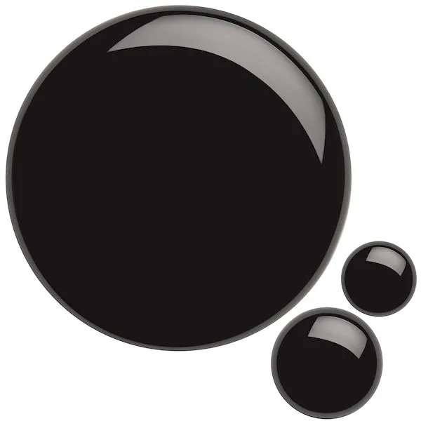 Luminary black base coat gel nail polish "Absence" multi flex 10ml or 30ml