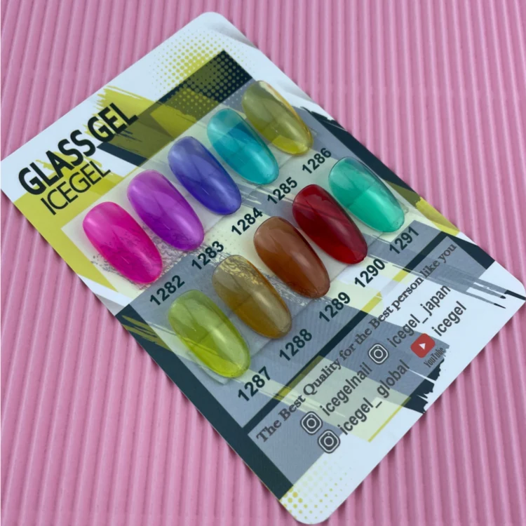 ICEGEL Glass gel nail polish 1282-1291