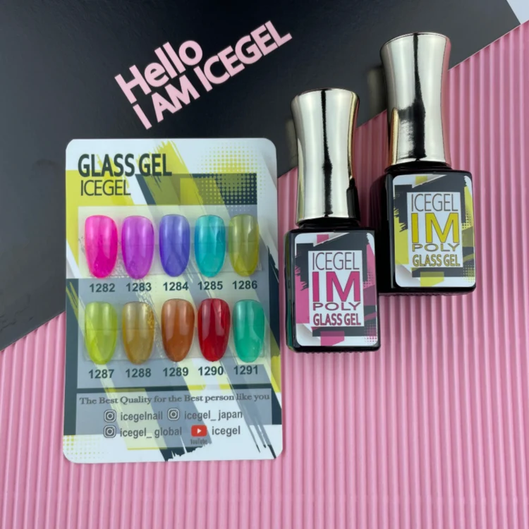ICEGEL Glass gel nail polish 1282-1291