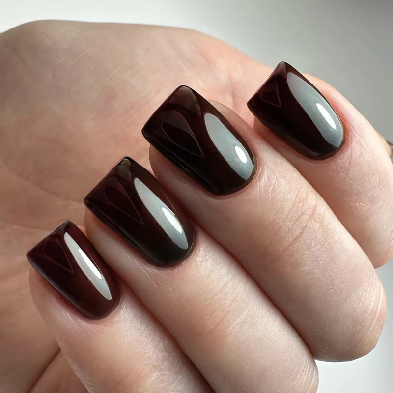 PNB brown gel nail polish 050 Chocolate