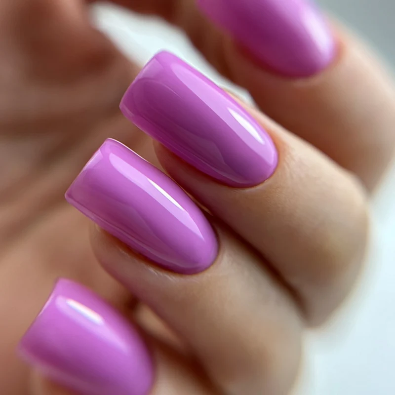 PNB purple gel nail polish 007 Flowery