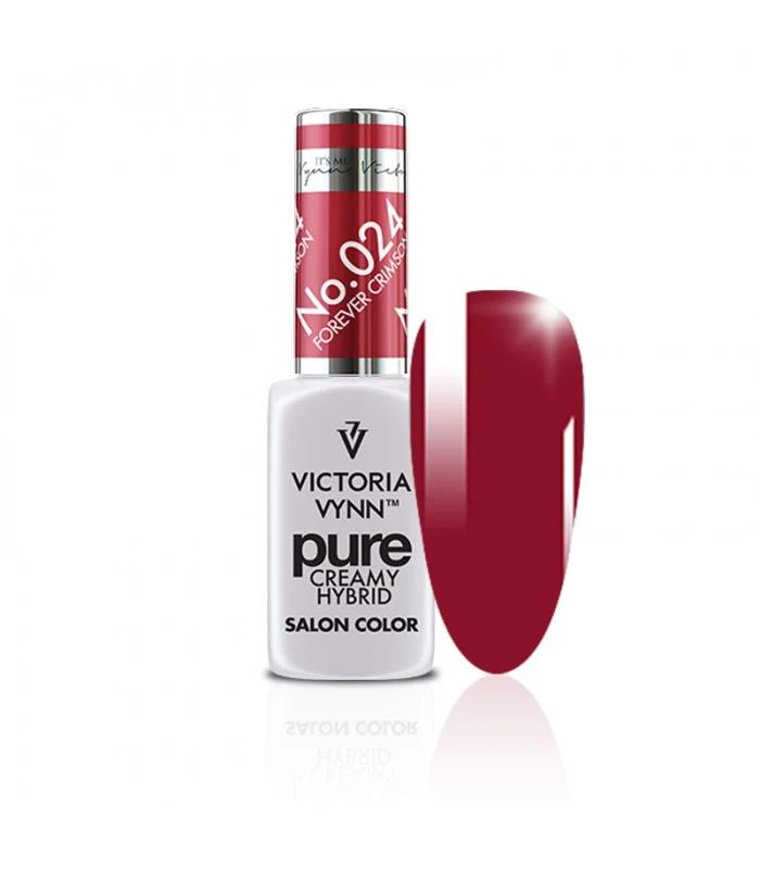 024 Forever Crimson — Gel polish Pure Creamy 8ml VICTORIA VYNN