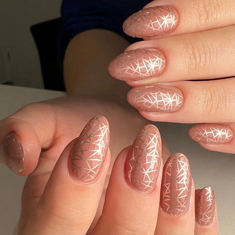 #418 Premium-EFFEKT Color Gel 5ml Schimmerndes Altrosa