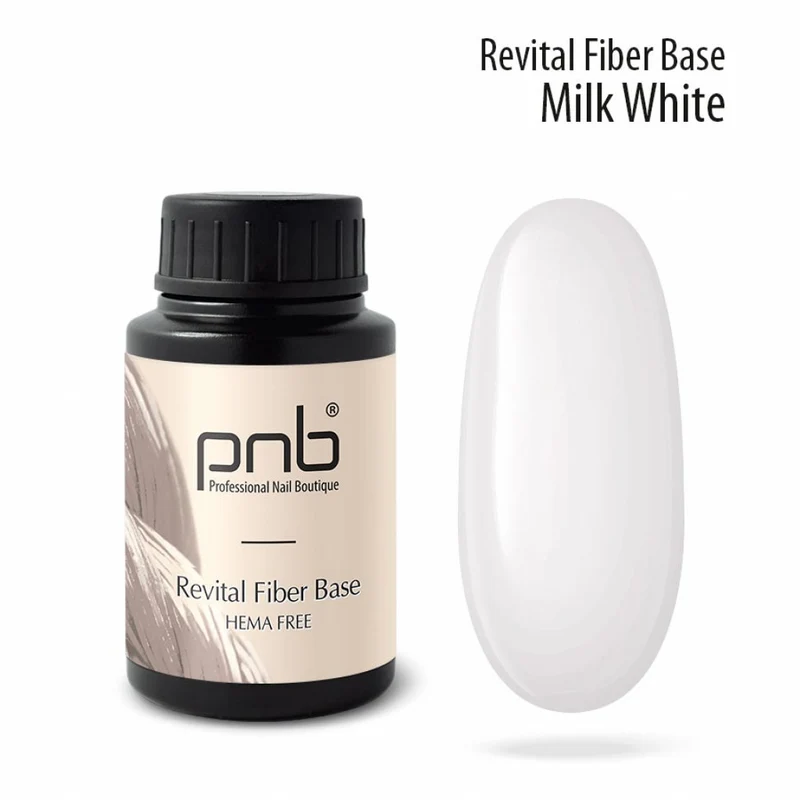 PNB Milk White fiber base nail polish 30ml