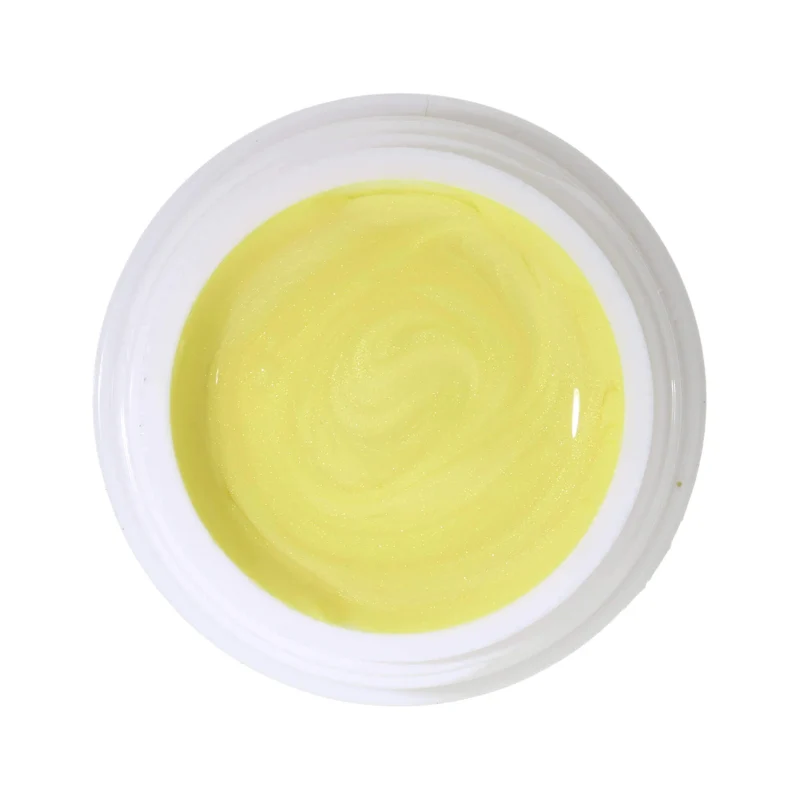 #387 Premium-EFFEKT Color Gel 5ml Zartes Gelb mit feinem Goldschimmer
