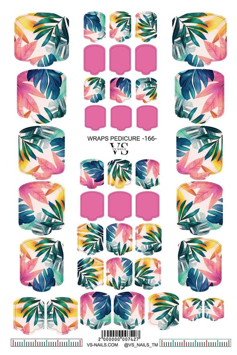 Wrap für Pediküre Maxi 166 von VS Nails