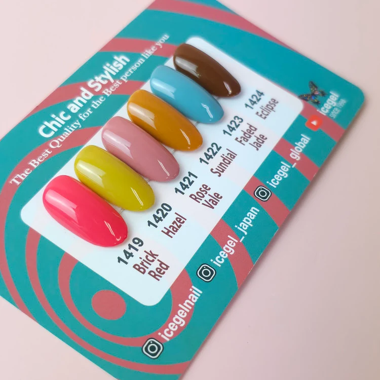 ICEGEL Chic and stylish gel polish 1419-1424
