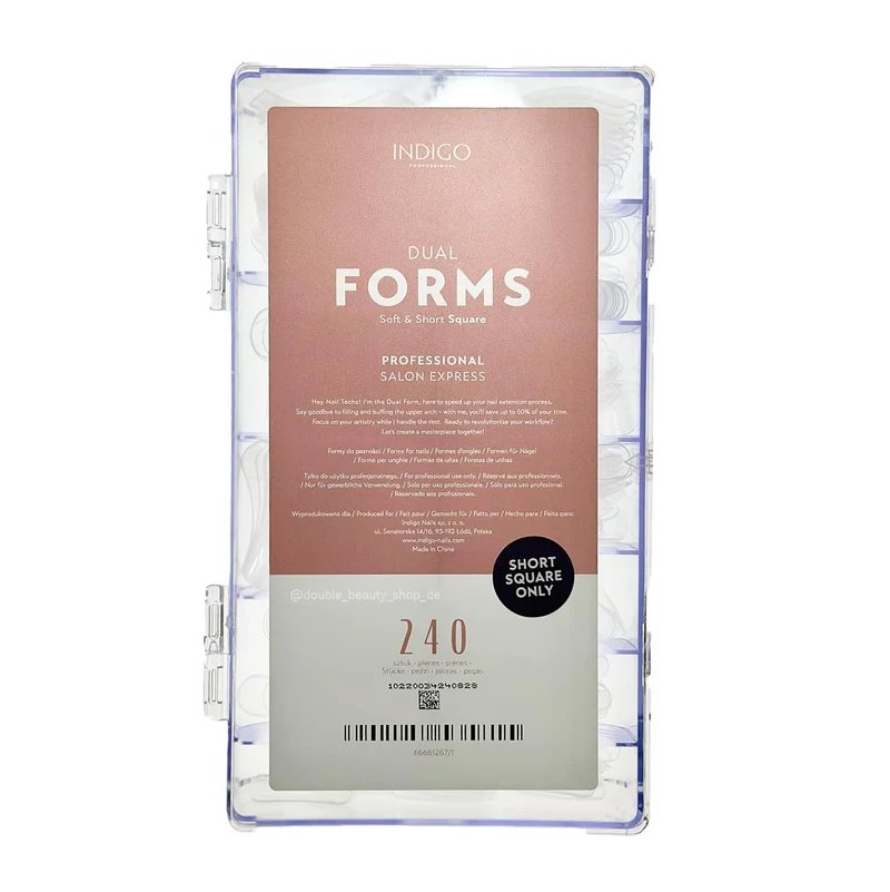Soft & Short Square - DUAL FORMS (tips 240 st.)