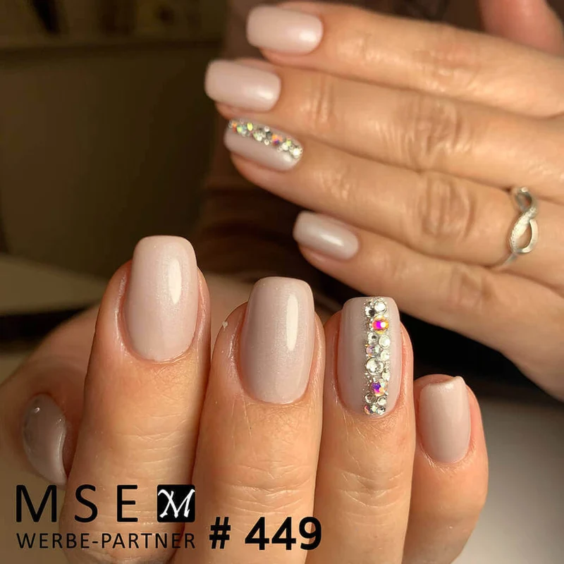 #449 Premium-EFFEKT Color Gel 5ml Beige mit blausilbernem Perlglanz