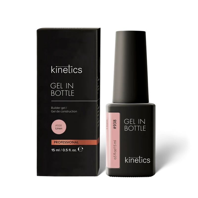 NEU Kinetics (TPO/HEMA-free) Testpaket TREND TRIO Shield Gel in Bottle #937, #938 und Nude Top Stone#939