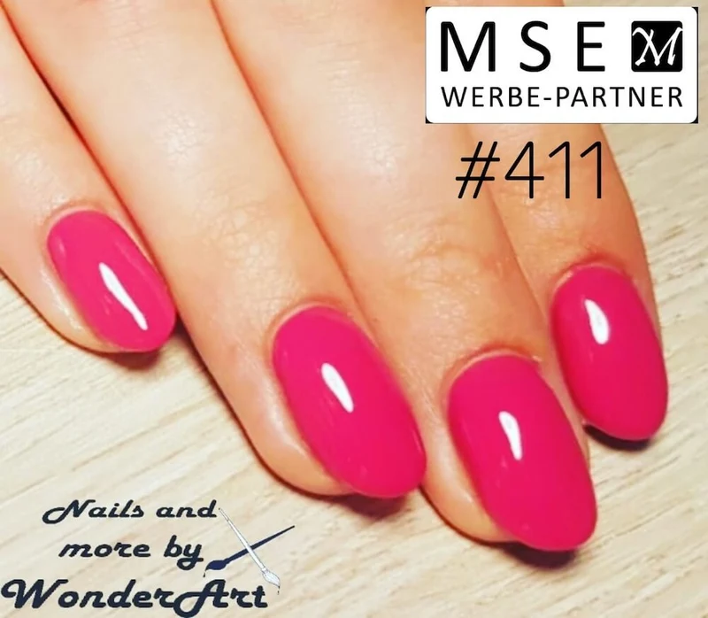 #411 Premium-EFFEKT Color Gel 5ml Leuchtendes zart schimmerndes Pink