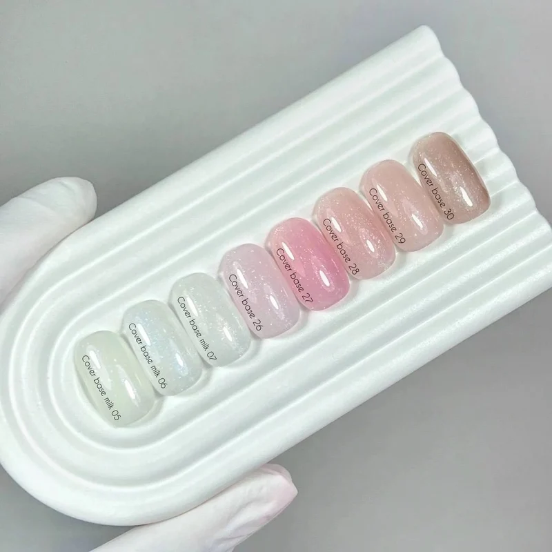 05 MILK Rose Shimmer - Cover Base Coat 10ml NAILS OF THE DAY
