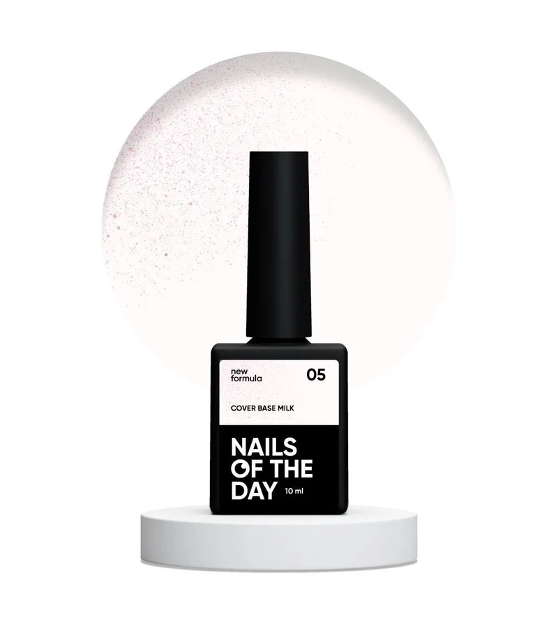 05 MILK Rose Shimmer - Cover Base Coat 10ml NAILS OF THE DAY
