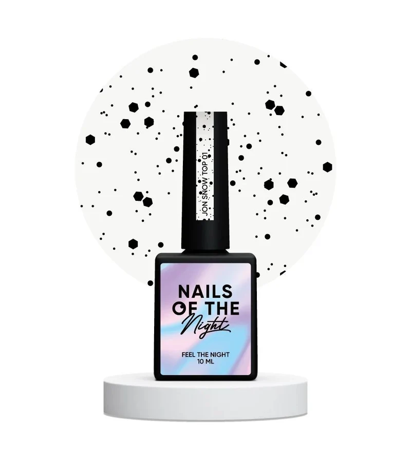 01 Jon Snow - Top Coat (No Wipe) 10ml NAILS OF THE DAY