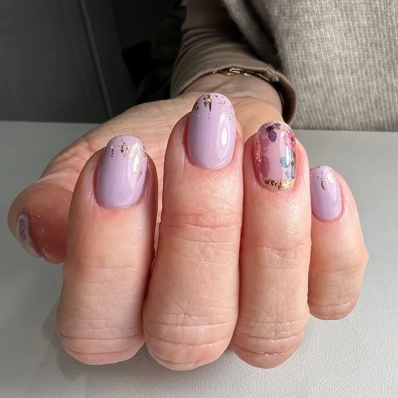 #431 Premium-EFFEKT Color Gel 5ml Zarter Violettton mit leichte, roas Schimmer