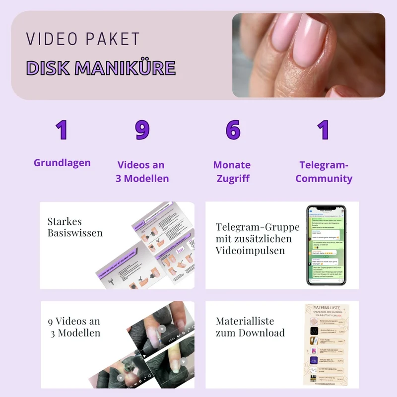 Disk Maniküre – ein Videopaket