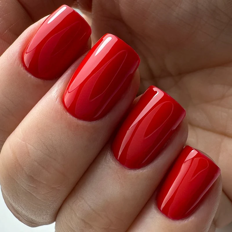 PNB red gel nail polish 013 Love Is
