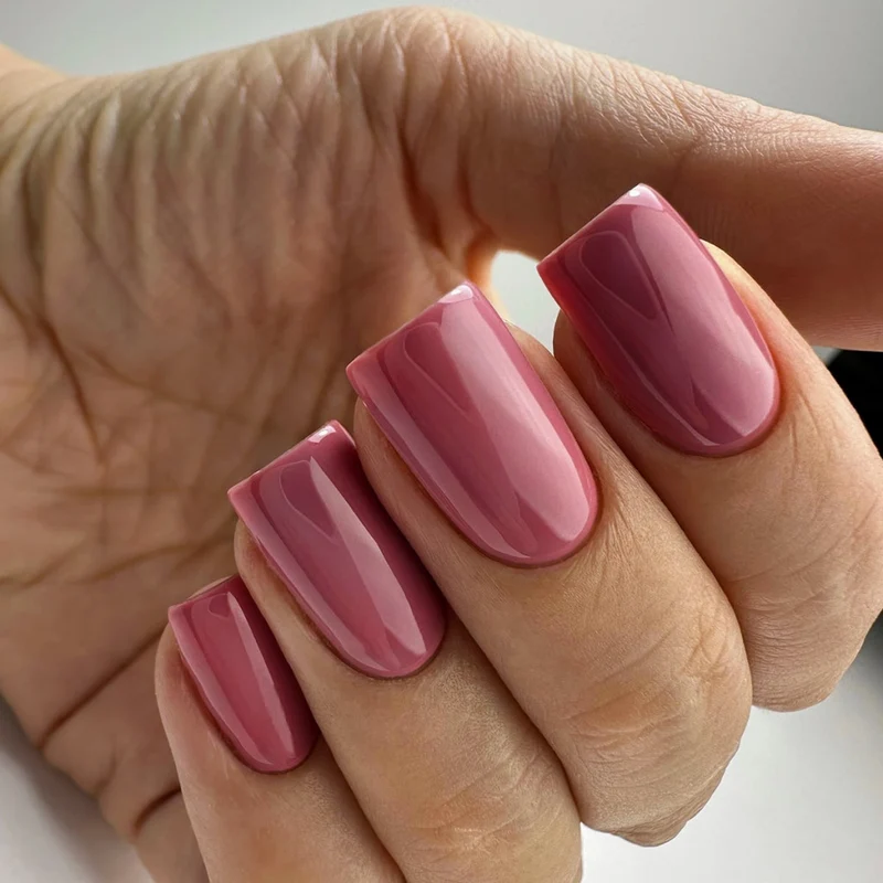 PNB pink gel nail polish 123 Wild Rose