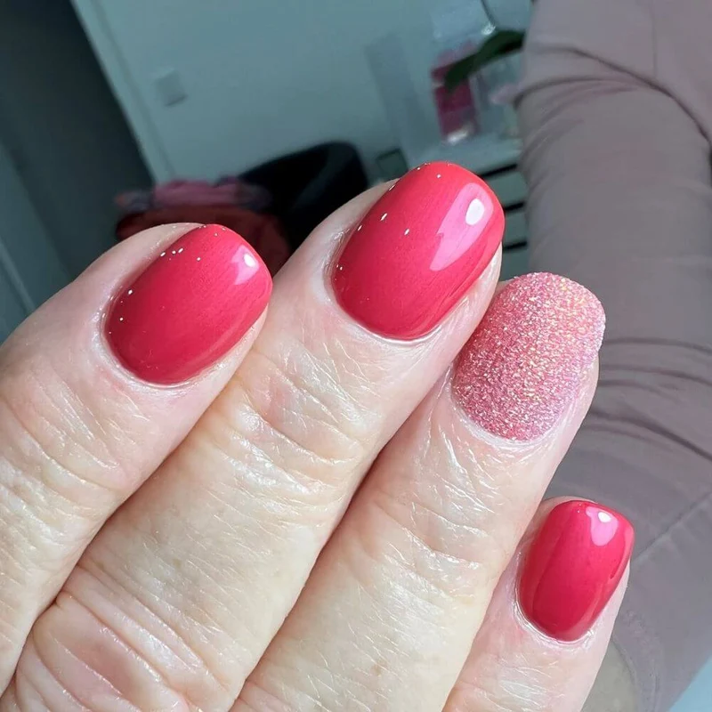 #409 Premium-EFFEKT Color Gel 5ml Dezent schimmerndes kräftiges Pink