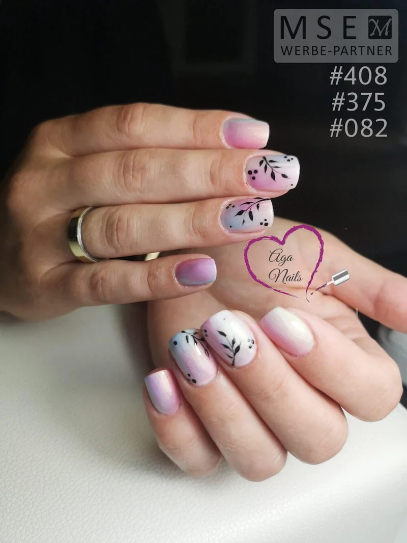 #408 Premium-EFFEKT Color Gel 5ml Zartes Rose mit feinem Goldschimmer