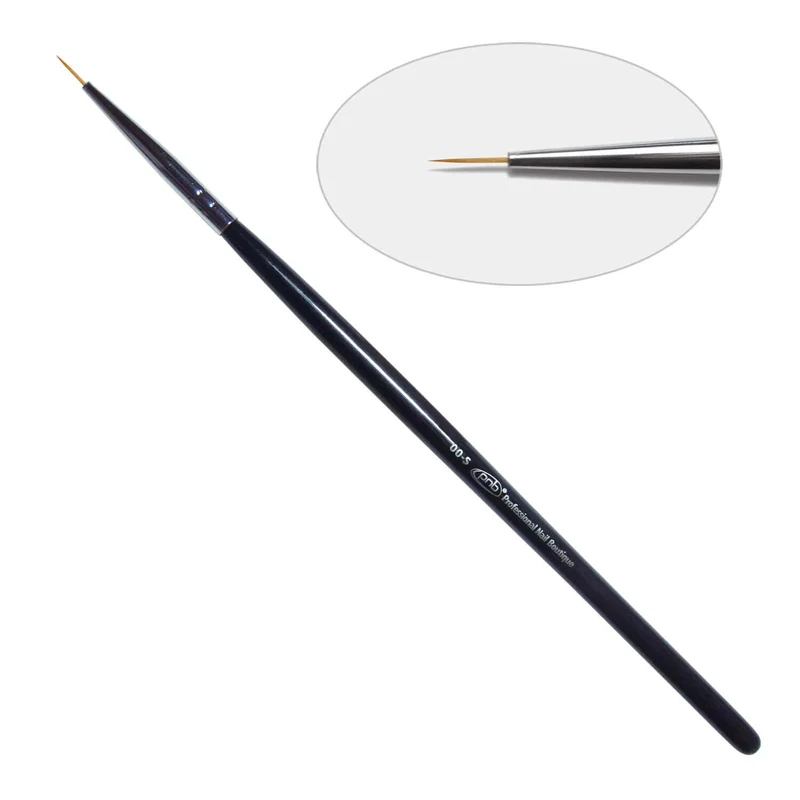 PNB 1D gel polish design brush 00-S NYLON nail art brushes
