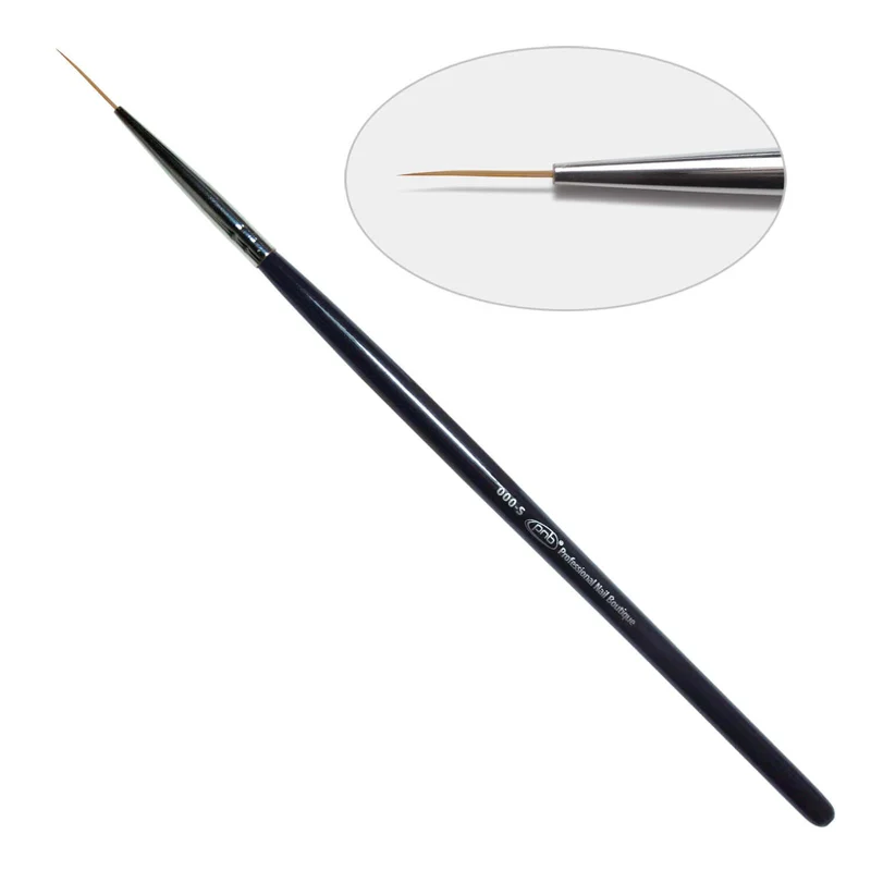 PNB 2D. gel polish design brush 000-S NYLON nail art brushes