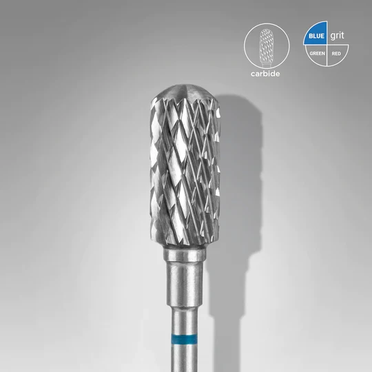 STALEKS PRO Expert Carbide nail drill bit 6 MM Working part 14 MM Nail tools for Russian manicure, nail drill bits for gel nail polish removal FT30B060/14