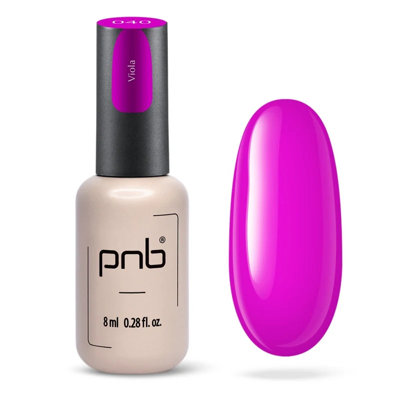 PNB purple gel nail polish 040 Viola