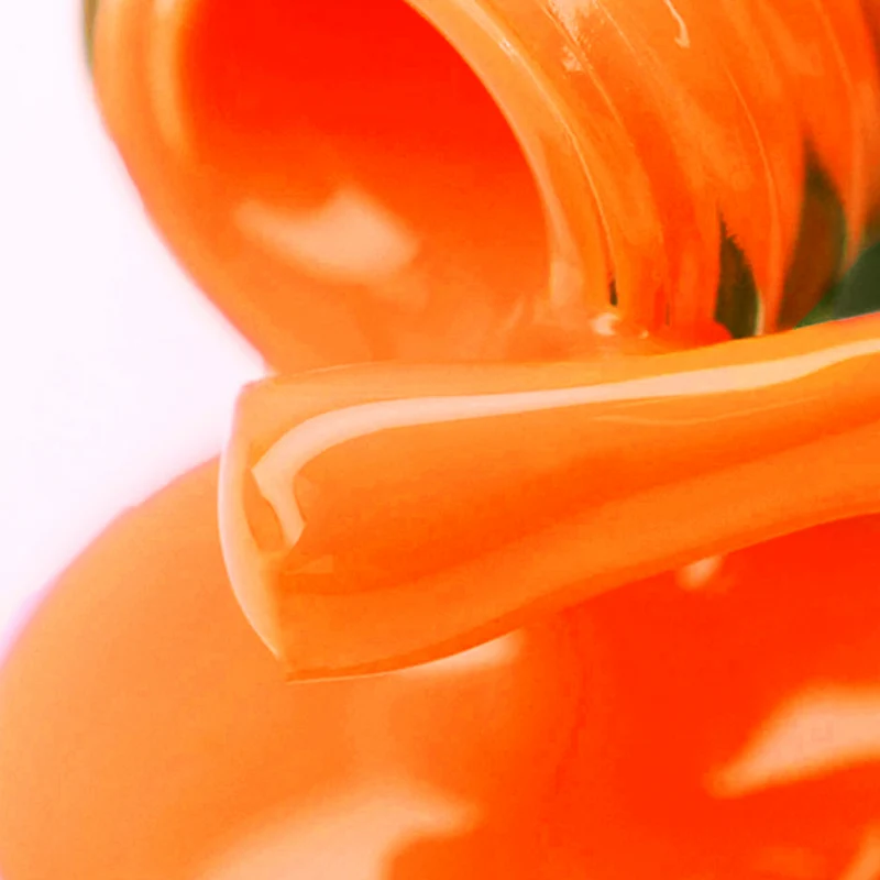 PNB orange gel nail polish 033 Hot Orange