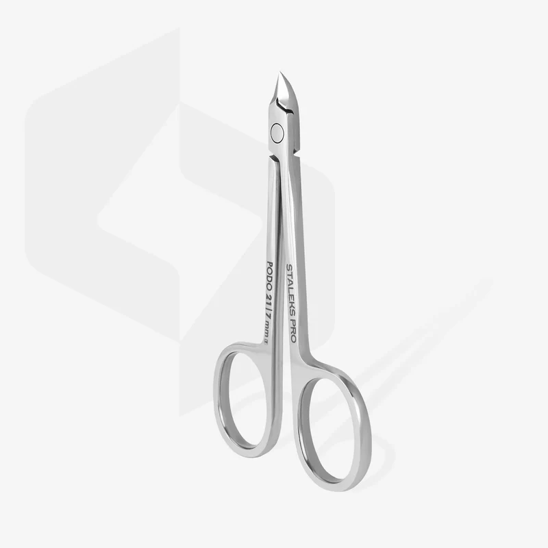 STALEKS PRO PODO 21 7mm cuticle nipper, pedicure nail tools, cuticle cutter NP-21-7