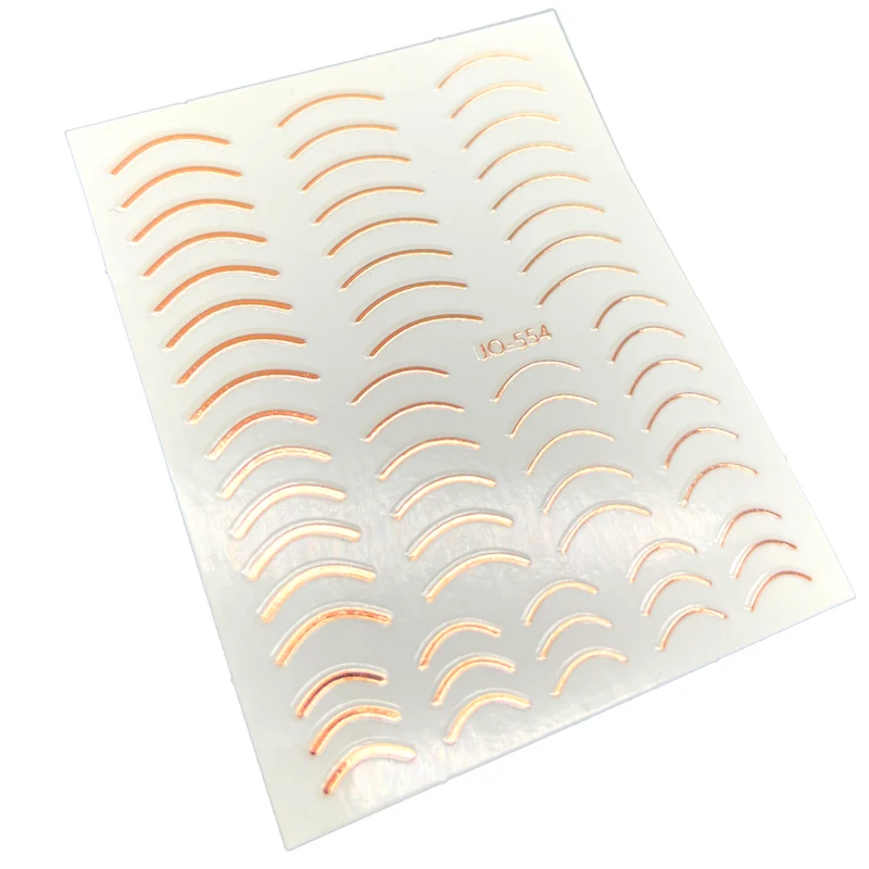 Rose gold nail stickers for nail art