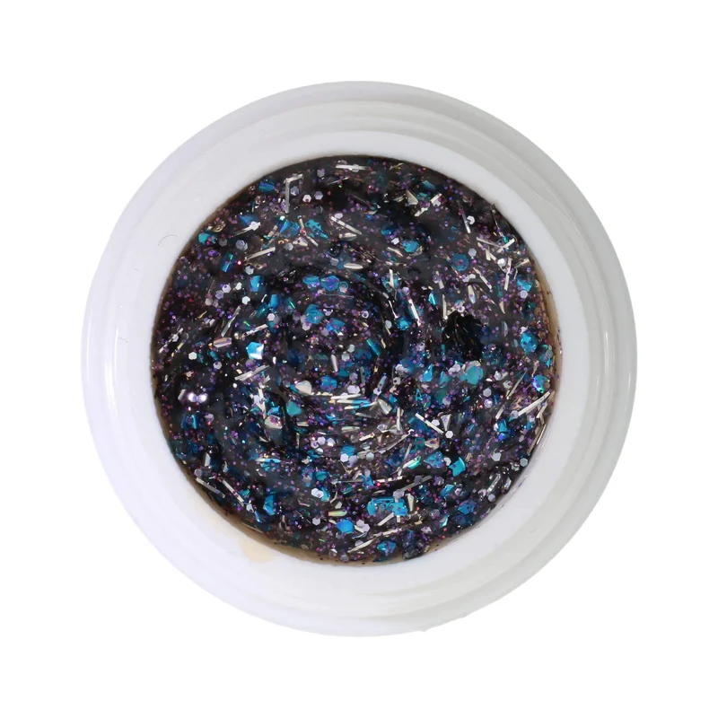 #371 Premium-GLITTER Color Gel 5ml Aquablaues Glittergel