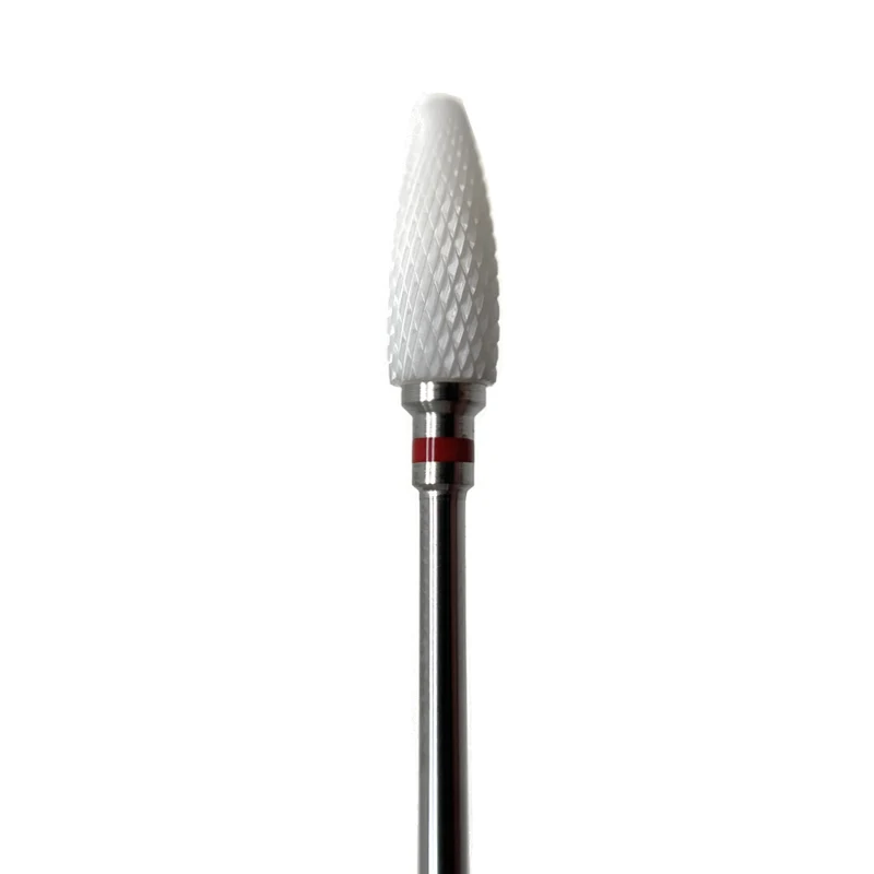 Ceramic e-file nail drill bit - Cone, Soft grit, Russian manicure nail drill bits for gel nail polish removal