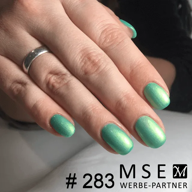 #283 Premium-EFFEKT Color Gel 5ml Helles Maigrün mit dezentem goldenem Perlglanz