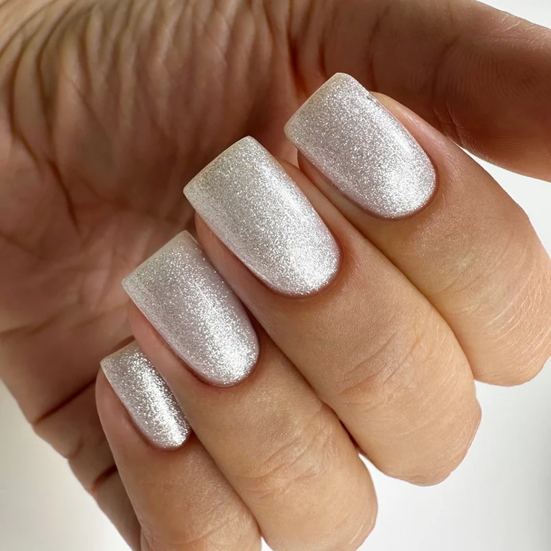 PNB silver sparkling metallic gel nail polish 288 Kindness