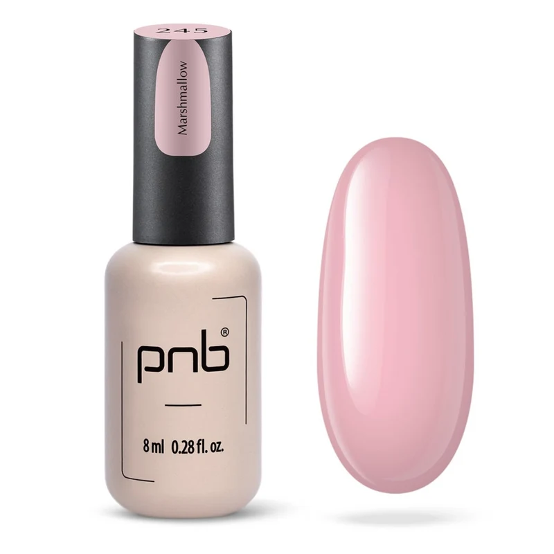 PNB pink gel nail polish 245 Marshmallow