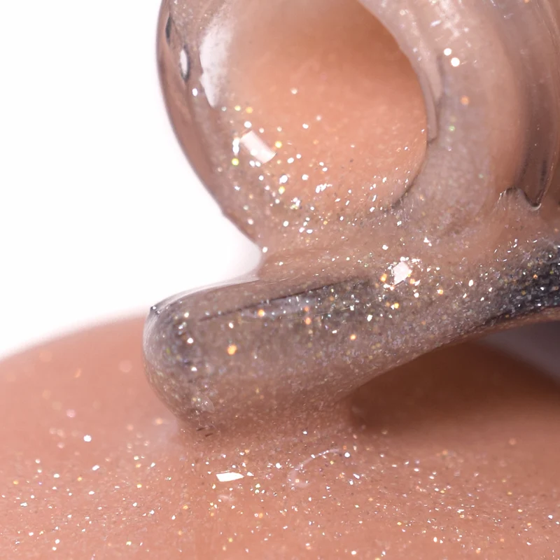 PNB sparkling peach gel nail polish 294 Secret Alchemy