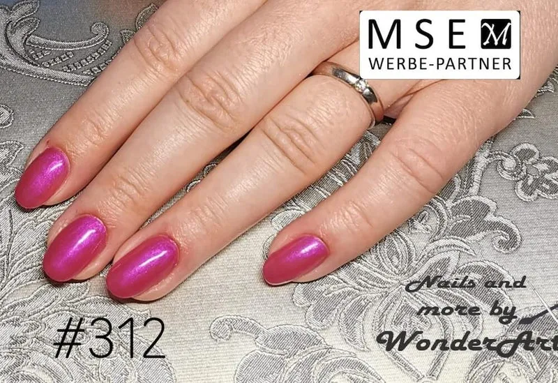 #312 Premium-EFFEKT Color Gel 5ml Intensives Fuchsiapink mit Perlglanz