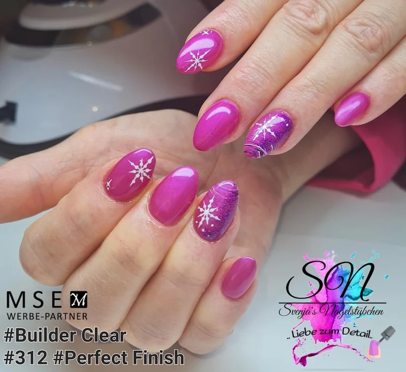 #312 Premium-EFFEKT Color Gel 5ml Intensives Fuchsiapink mit Perlglanz