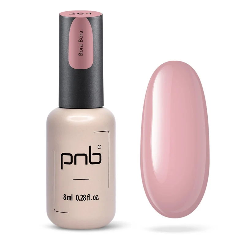 PNB pink nude gel nail polish 264 Bora Bora
