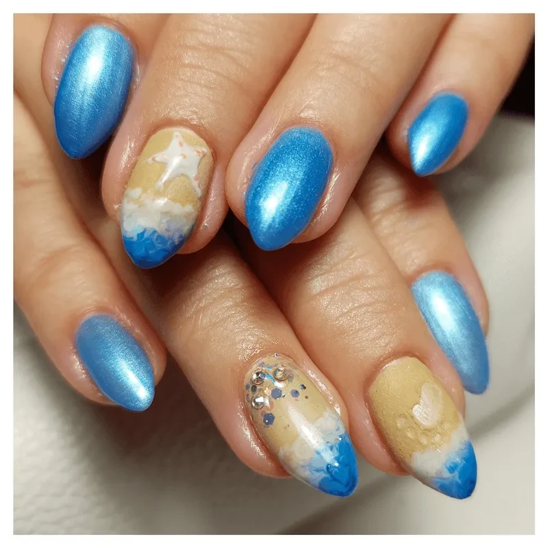 #368 Premium-EFFEKT Color Gel 5ml Dunkles Blau mit dezentem Schimmer