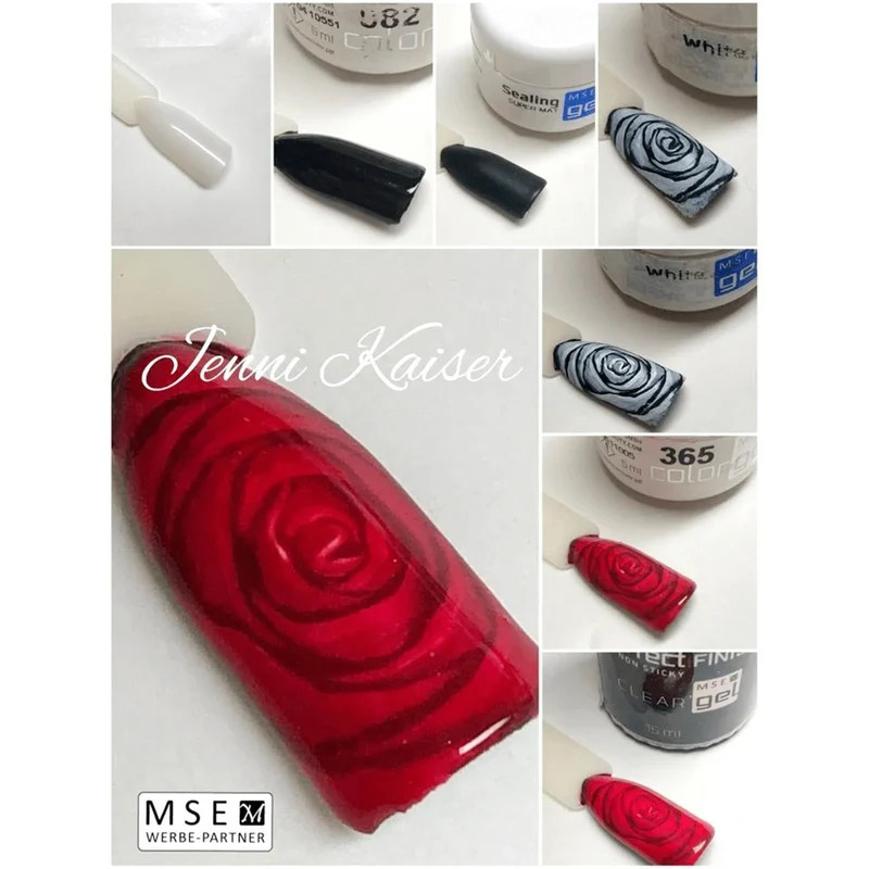 #365 Premium-PURE Color Gel 5ml Intensives klassisches Kirschrot