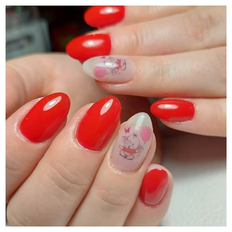 #365 Premium-PURE Color Gel 5ml Intensives klassisches Kirschrot