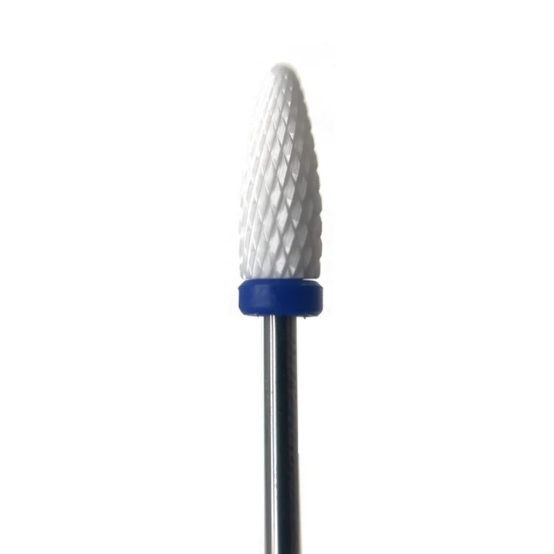 Ceramic e-file nail drill bit - Cone, Medium grit, for Russian manicure nail drill bits for gel nail polish removal