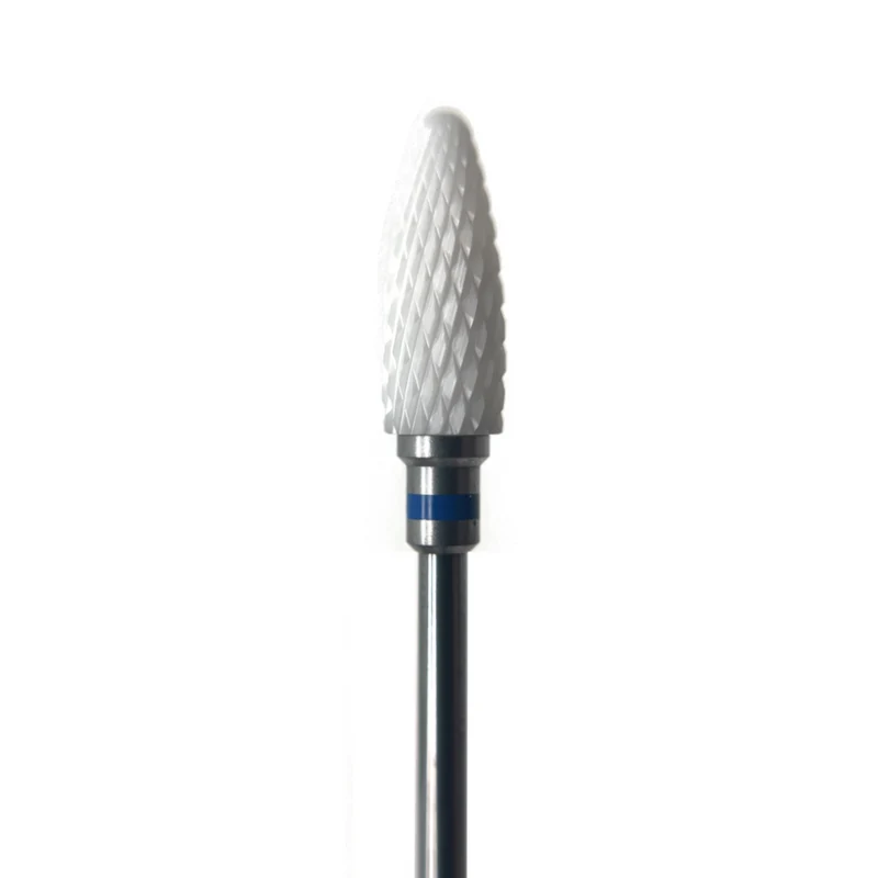 Ceramic e-file nail drill bit - Cone, Medium grit, for Russian manicure nail drill bits for gel nail polish removal