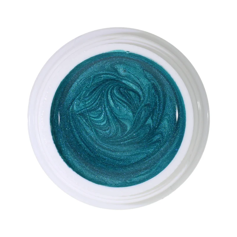#280 Premium-EFFEKT Color Gel 5ml Mittleres Blaugrün mit dezentem Perlglanz