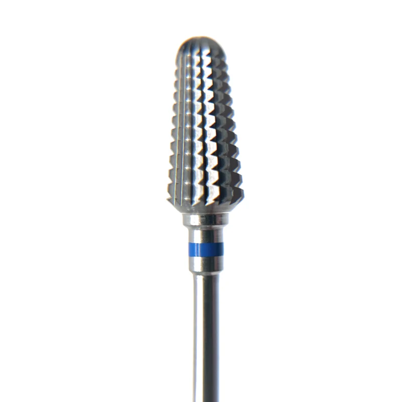 Carbide e-file nail drill bits - Cone, Medium grit, for Russian manicure, electric file nail drill bits for gel nail polish removal