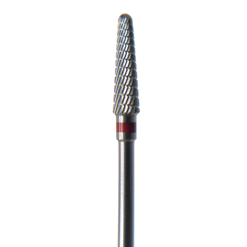 Carbide e-file nail drill bits - Cone (narrow), Soft grit, for Russian manicure, electric file nail drill bits for gel nail polish removal
