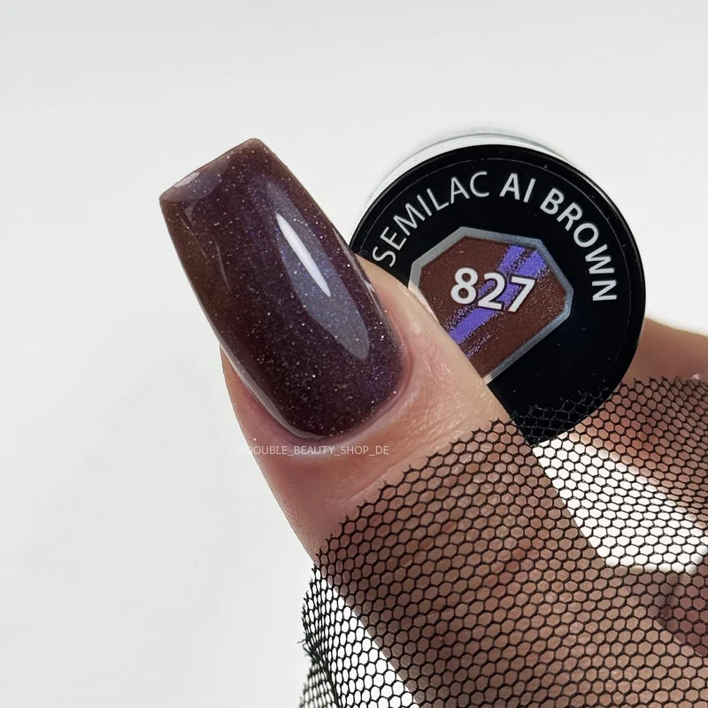 827 AI Brown - UV Nagellack 7ml Semilac
